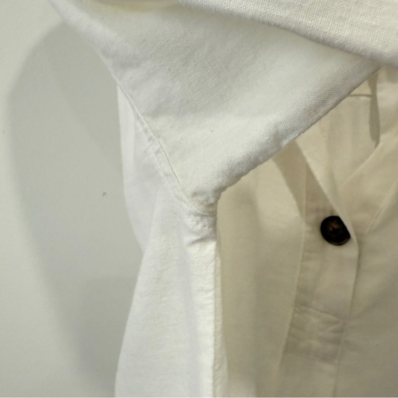 Old Navy Mens M Linen Pullover Henley Shirt - Picture 8 of 17